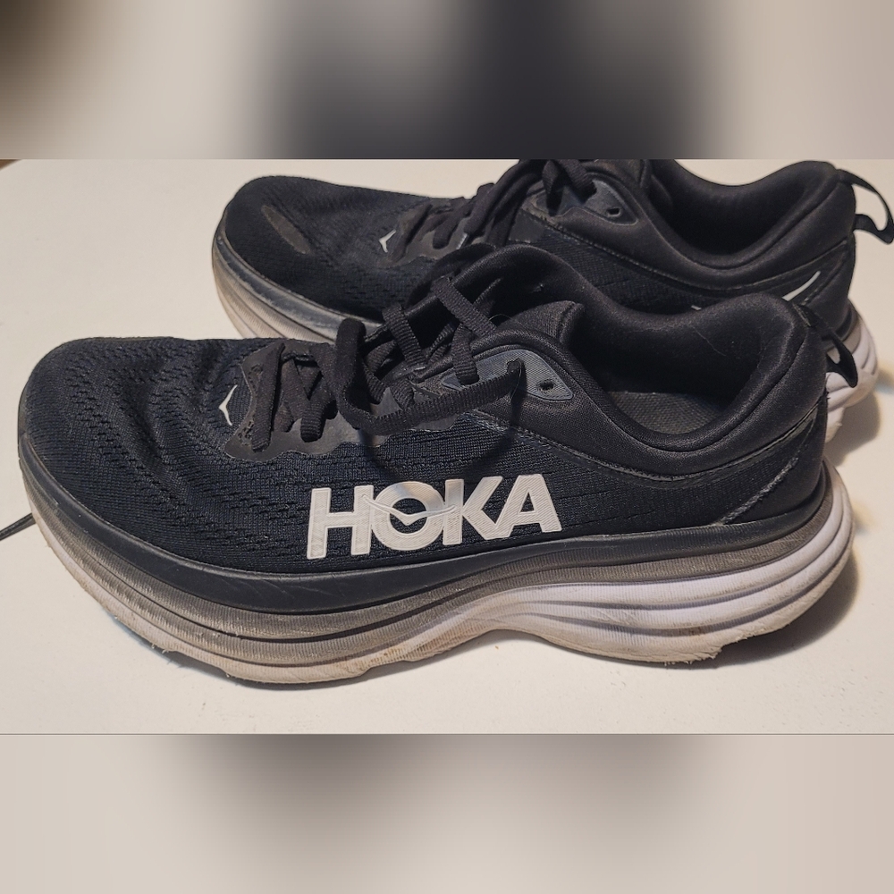 HOKA Black Running Shoes.